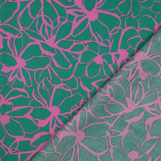 Cotton Satin - Magnolia Dark Green