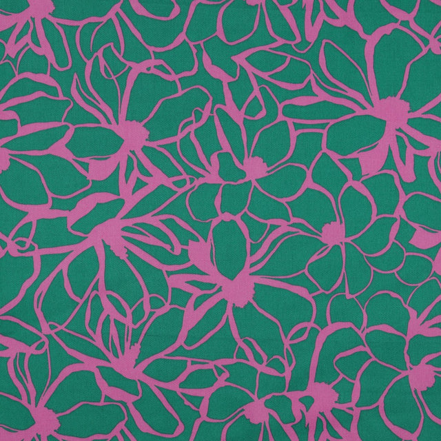 Cotton Satin - Magnolia Dark Green