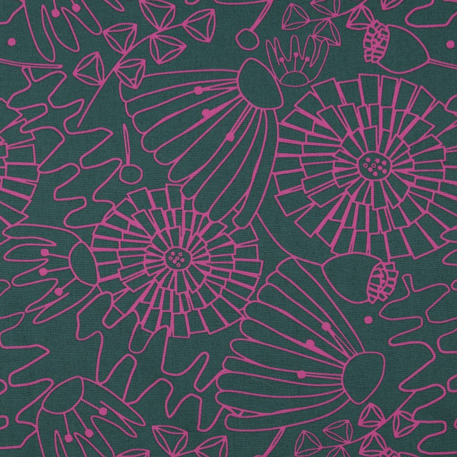 Fine Cotton Poplin -  Eden Dark Green