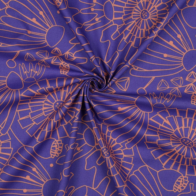 Fine Cotton Poplin -  Eden Purple