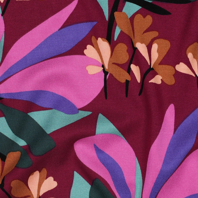 ECOVERO™ Viscose Stretch -  Spring Garden Mauve