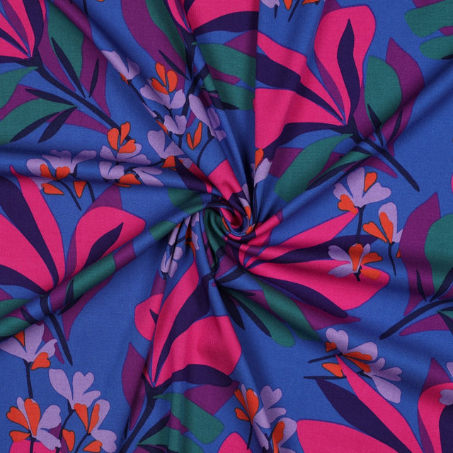 ECOVERO™ Viscose Stretch -  Spring Garden Magenta