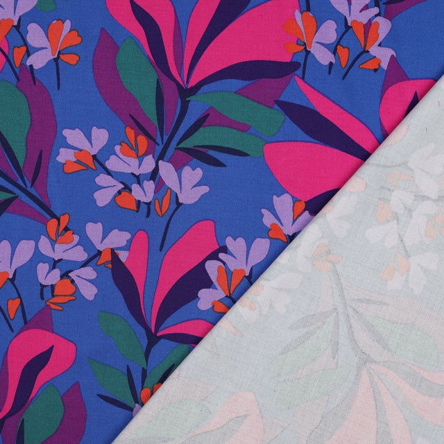 ECOVERO™ Viscose Stretch -  Spring Garden Magenta