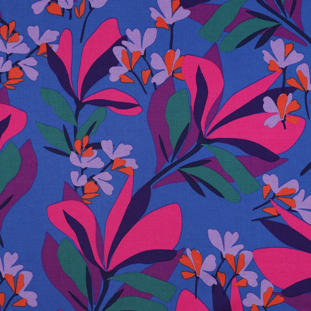ECOVERO™ Viscose Stretch -  Spring Garden Magenta