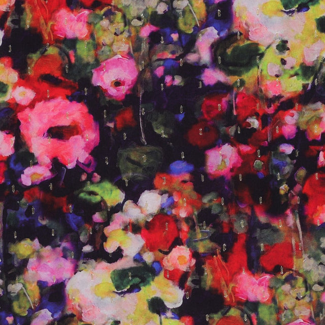 Viscose Lurex - Moody Floral