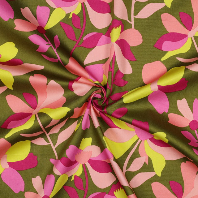Cotton Satin - Cloverdale Moss