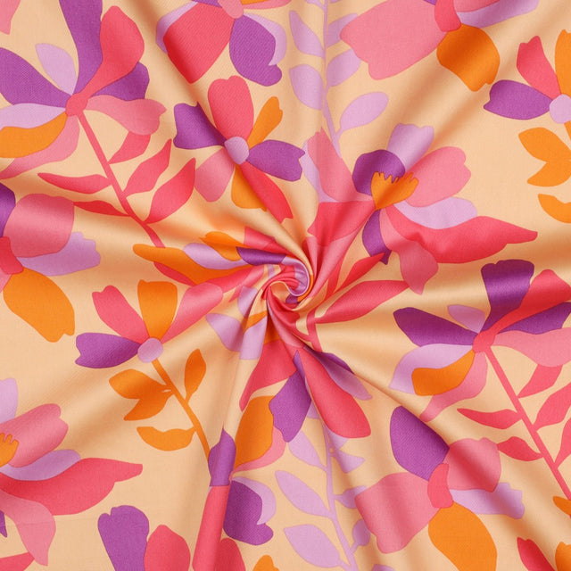 Cotton Satin - Cloverdale Peach