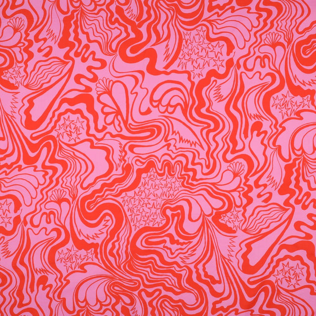 Fine Cotton Poplin - Wanderer Ruby