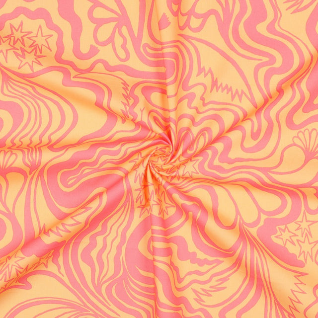Fine Cotton Poplin - Wanderer Orange