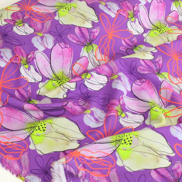 ECOVERO™ Viscose -  Mr Beardy Purple