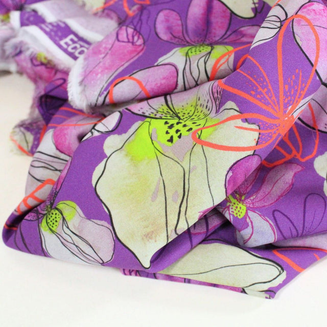 ECOVERO™ Viscose -  Mr Beardy Purple