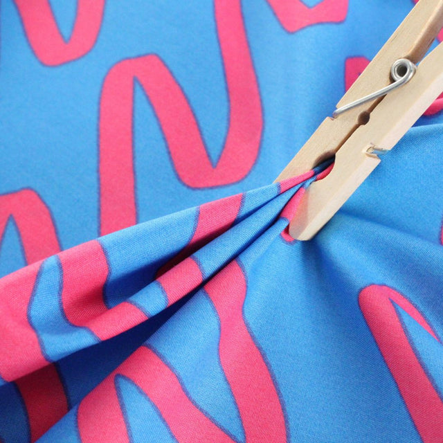 Fine Cotton Poplin -  Making Waves Blue