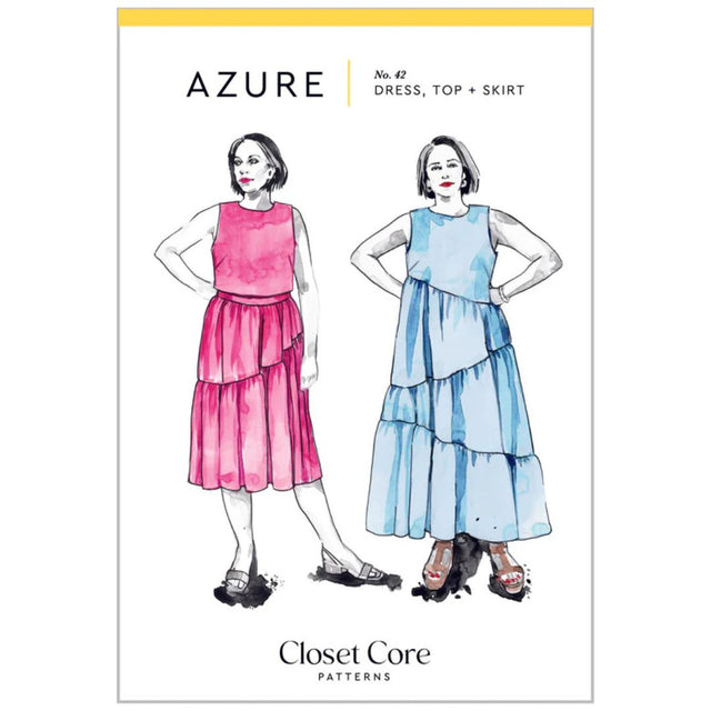 Closet Core Azure Dress, Top & Skirt