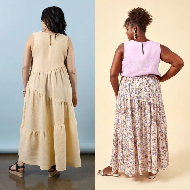 Closet Core Azure Dress, Top & Skirt
