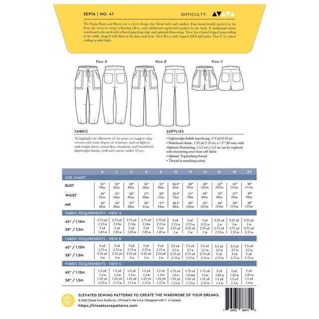 Closet Core Sepia Pants & Shorts