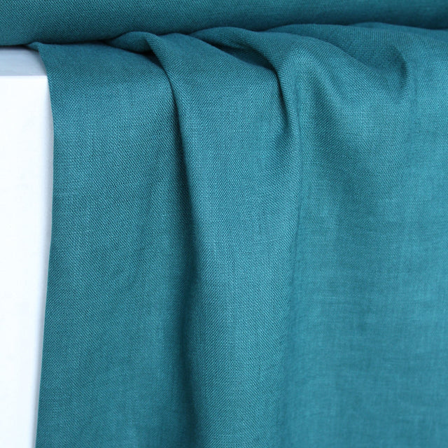 0.3m Remnant - Linen - Jasper Teal