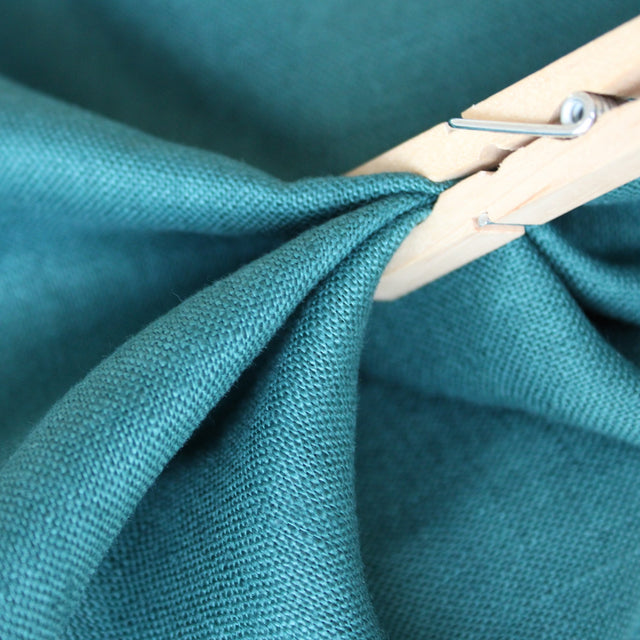 0.3m Remnant - Linen - Jasper Teal