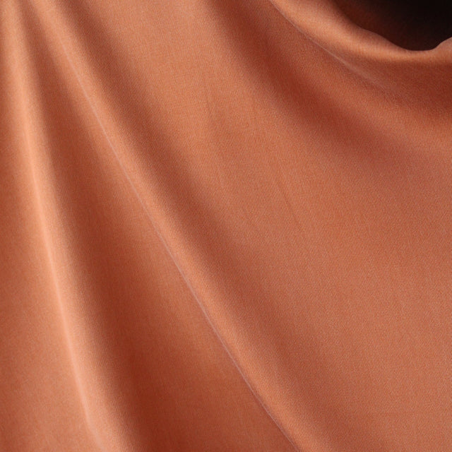 TENCEL™ Lyocell Smooth Drape Twill - Rust
