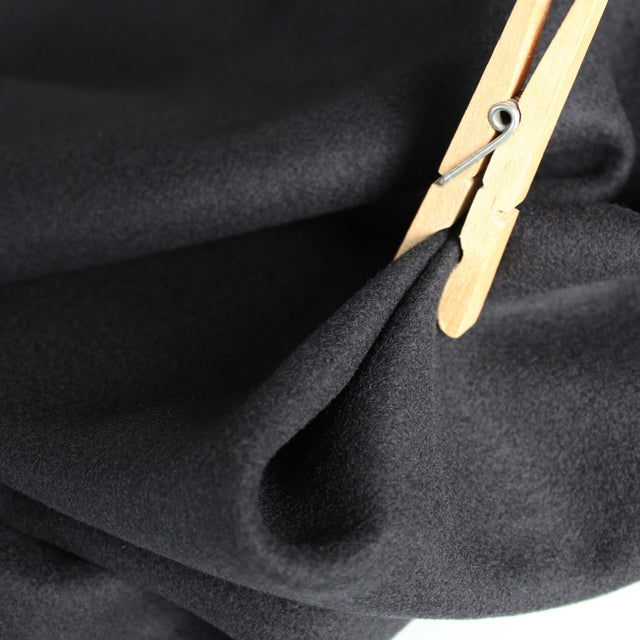 Italian Deadstock Wool Coating - Dark Navy