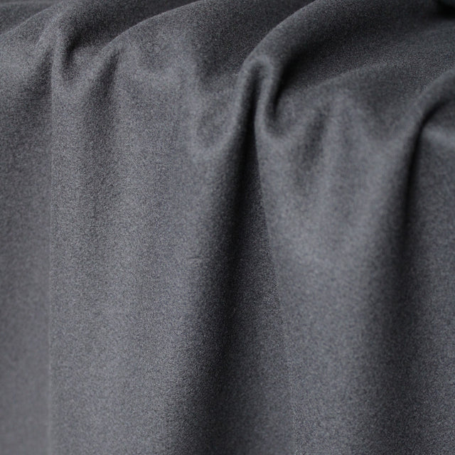 Italian Deadstock Wool Coating - Dark Navy