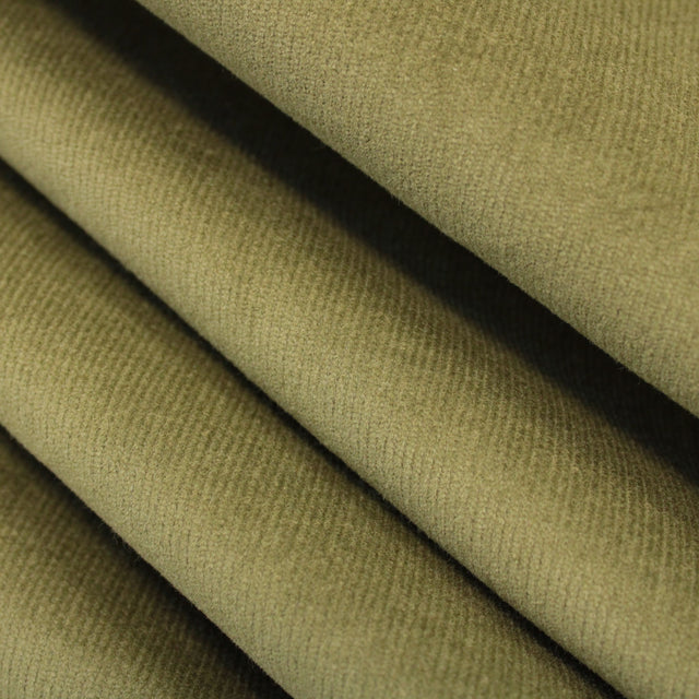 21 Wale Stretch Corduroy - Moss