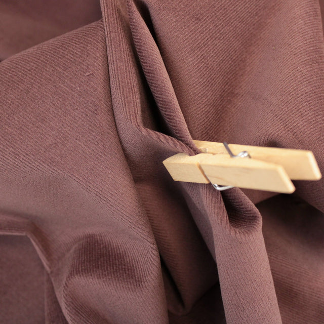21 Wale Stretch Corduroy - Plum