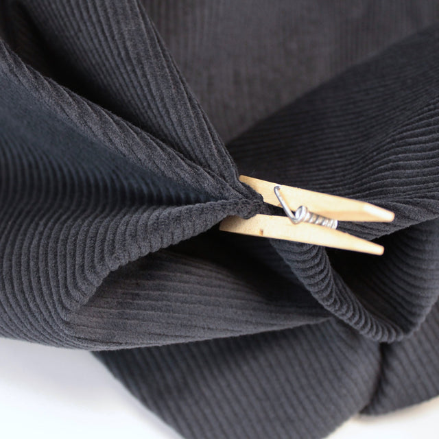 8 Wale Stretch Corduroy - Indigo