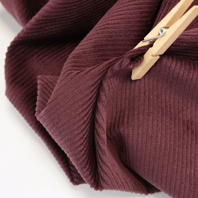 8 Wale Stretch Corduroy - Merlot