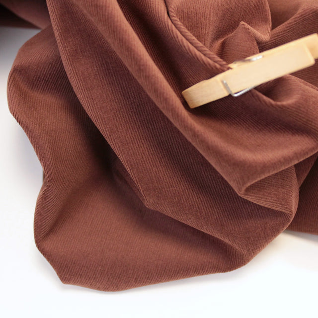 21 Wale Stretch Corduroy - Nutmeg