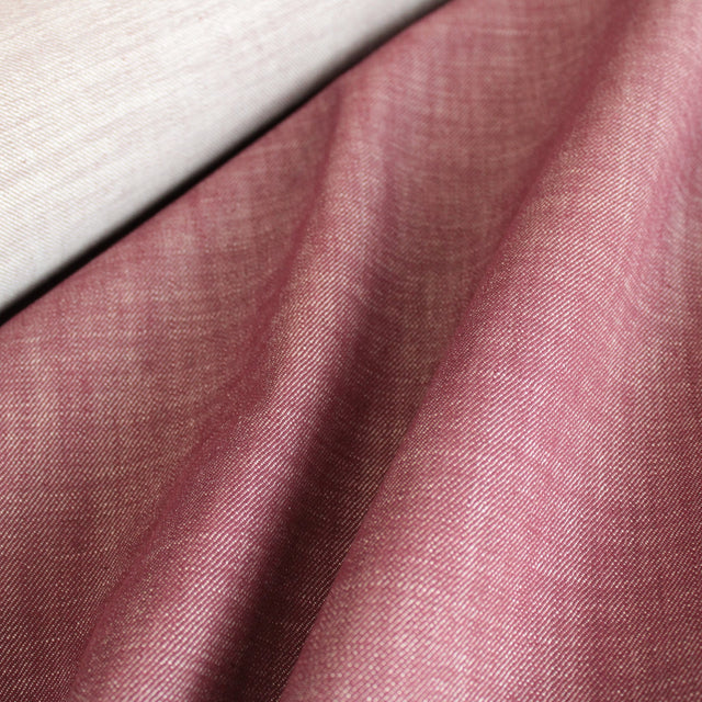 0.6m Remnant - Cone Mills Extra Wide 9.5oz Raw Denim - Garnet