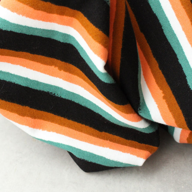 Retro Stripe Sweatshirting - Black