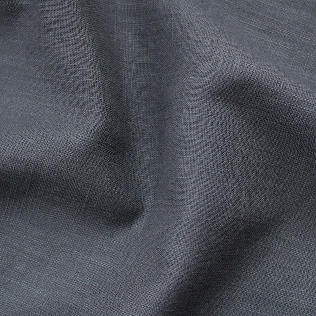 Washed Linen + Cotton Blend - Black