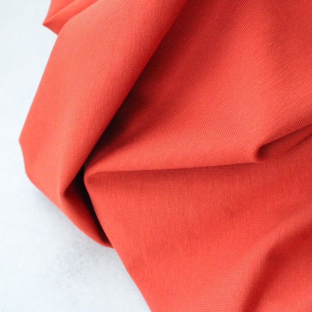Organic Cotton Jersey - Rust