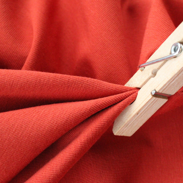 Organic Cotton Jersey - Rust