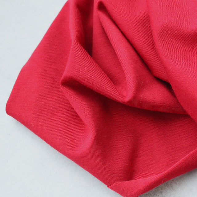 Organic Cotton Jersey - Red