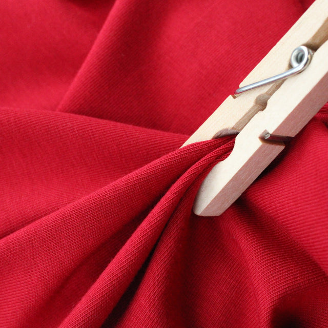 Organic Cotton Jersey - Red