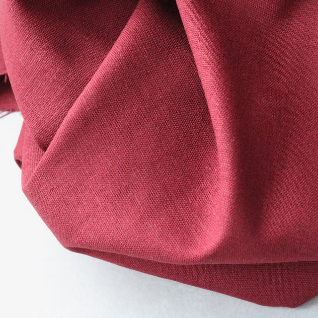 Linen Viscose Stretch - Bordeaux