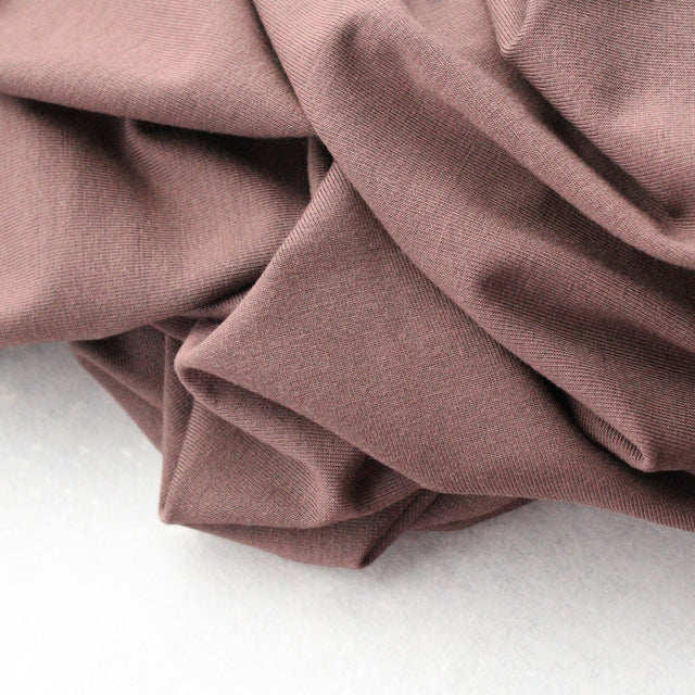 1.5m Remnant TENCEL™ Modal Stretch Jersey - Coffee