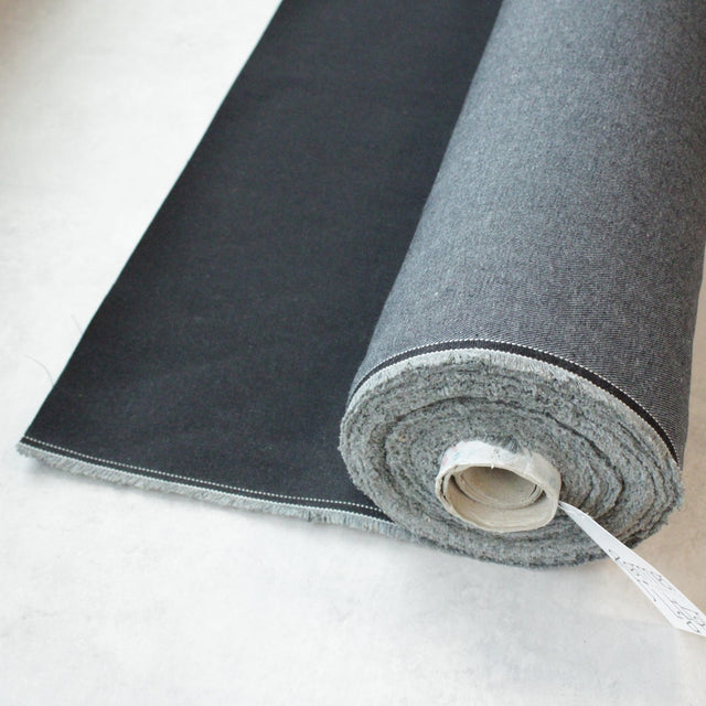 Candiani 11.6oz Recycled Denim - Black + Grey