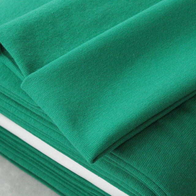 Organic Cotton Ribbing - Emerald