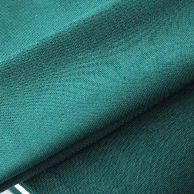 Organic Cotton Ribbing - Dark Cyan