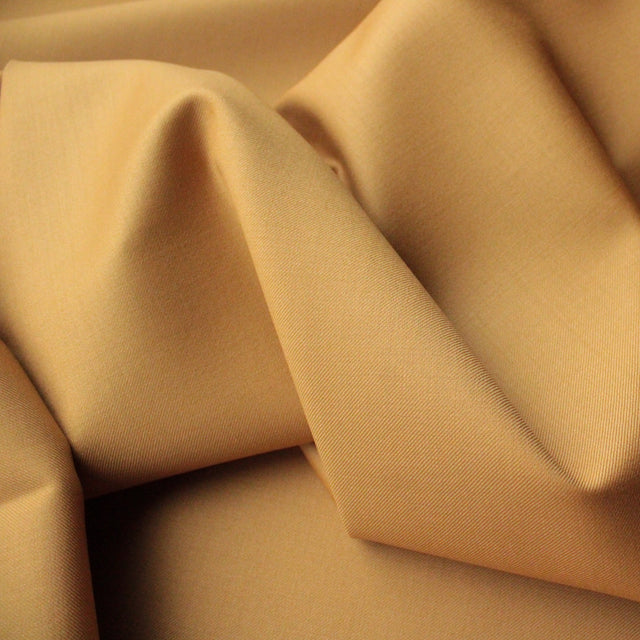 Super 110 Luxe Italian Wool Suiting - Ochre