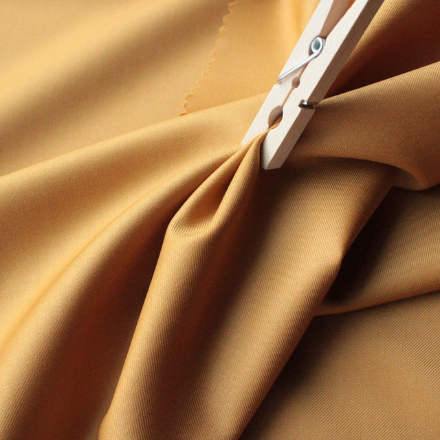 Super 110 Luxe Italian Wool Suiting - Ochre