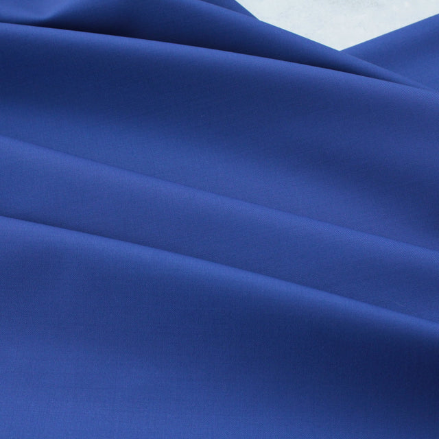 Super 110 Luxe Italian Wool Suiting - Royal Blue