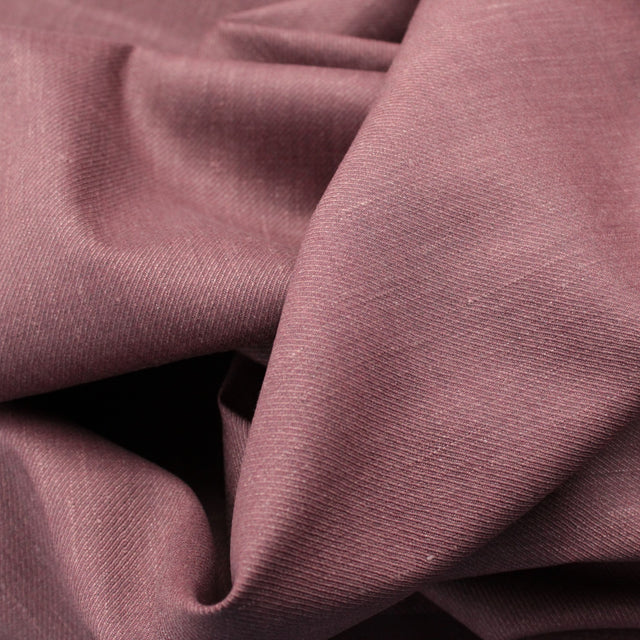 Italian Tropic Stretch Wool Linen Suiting - Terra Cotta