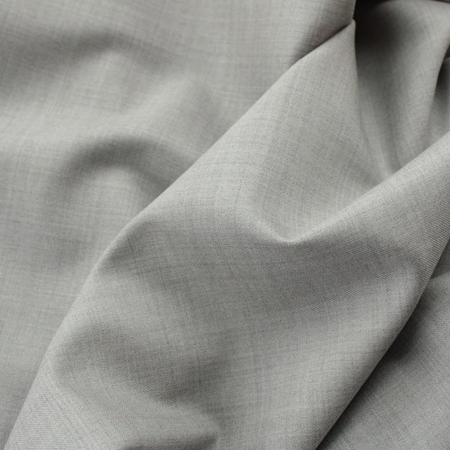 Super 110 Luxe Italian Wool Suiting - Beige Melange