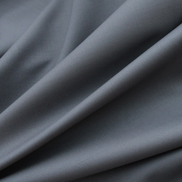 Super 110 Luxe Italian Wool Suiting - Smoke