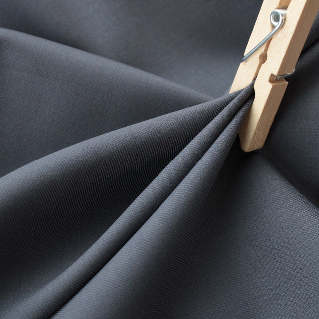 Super 110 Luxe Italian Wool Suiting - Smoke