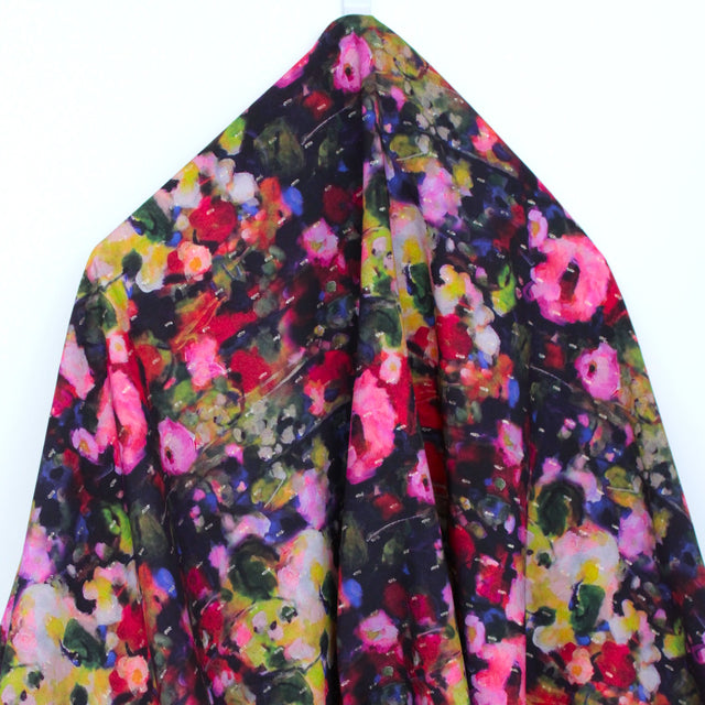 Viscose Lurex - Moody Floral