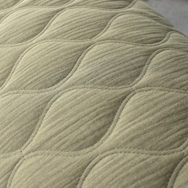 Cotton Double Gauze Quilt - Moss